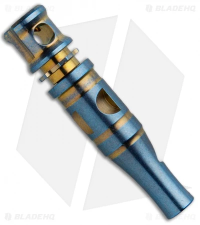 Bestech Knives BM02 Blue/Gold Titanium Whistle 2 Bestech Knives BM02 Blue/Gold Titanium Whistle - Image 2