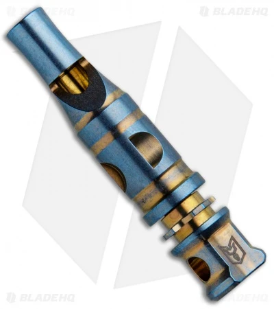 Bestech Knives BM02 Blue/Gold Titanium Whistle 1 Bestech Knives BM02 Blue/Gold Titanium Whistle
