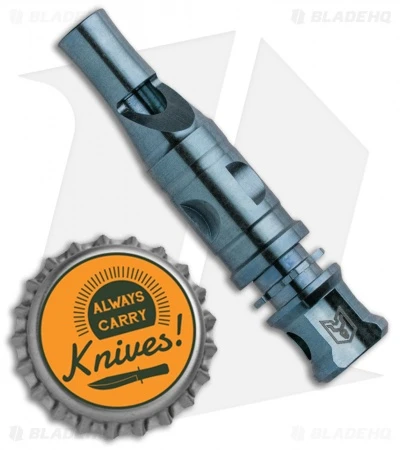 Bestech Knives BM02 Blue Titanium Whistle 4 Bestech Knives BM02 Blue Titanium Whistle - Image 4