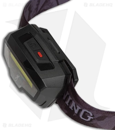 Browning Night Gig Headlamp Flashlight Camo/Black Nylon/Polymer - 2.62" 3 Browning Night Gig Headlamp Flashlight Camo/Black Nylon/Polymer - 2.62" - Image 3