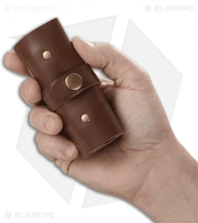 CRKT Wu Hex Bit Driver Tool Roll - Leather/Brass 9911 6 CRKT Wu Hex Bit Driver Tool Roll - Leather/Brass 9911 - Image 6