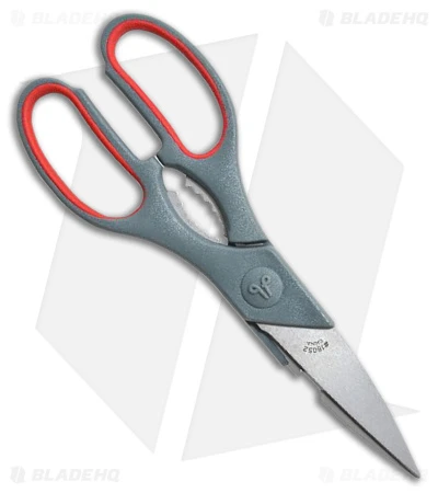 Clauss True Prof 8.25in Shears Gray/Red CL18052 Utility Scissors 2 Clauss True Prof 8.25in Shears Gray/Red CL18052 Utility Scissors - Image 2