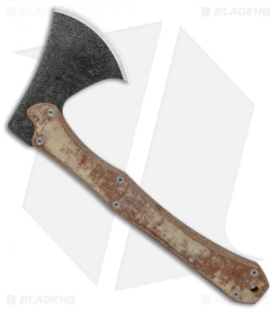 Condor Mountain Pass Axe Micarta W/ Leather Sheath 2 Condor Mountain Pass Axe Micarta W/ Leather Sheath - Image 2