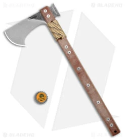 Condor Tactical P.A.S.S. 15" Hawk Axe W/ Leather Sheath -Knives And Tools Condor Tactical P.A.S.S. 15in Hawk Axe Leather Sheath BHQ 140200 jr bottlecap