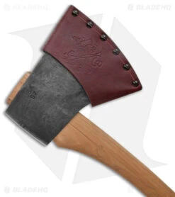 Conrad Blacksmithing 5lb Tassie Super Splitter Axe Hickory Handle (5.75" S7) #09 10 Conrad Blacksmithing 5lb Tassie Super Splitter Axe Hickory Handle (5.75" S7) #09 -Knives And Tools Conrad Blacksmithing 4.5lb Felling Axe Wood Handle Natural Finish BHQ 173709 jr sheath back