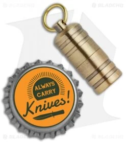 Dolphin Peanut Lighter - Brass Finish 7 Dolphin Peanut Lighter - Brass Finish -Knives And Tools Dolphin Peanut Lighter Brass Finish BHQ 124624 jr bottlecap