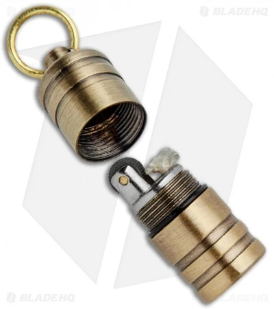 Dolphin Peanut Lighter - Brass Finish 2 Dolphin Peanut Lighter - Brass Finish - Image 2