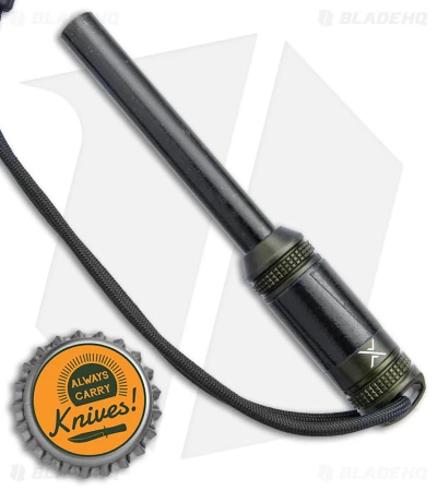 Exotac FireROD XL Fire Starter Ferro Rod W/ Storage Capsule (OD Green) 4 Exotac FireROD XL Fire Starter Ferro Rod W/ Storage Capsule (OD Green) - Image 4