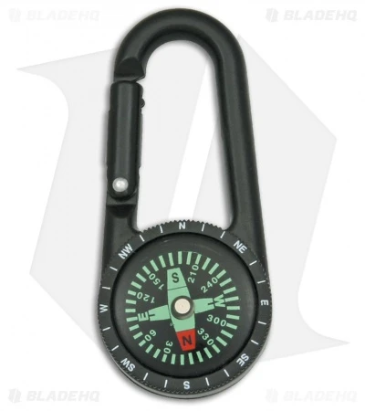 Explorer Clip Guide Carabiner Compass Black 1 Explorer Clip Guide Carabiner Compass Black