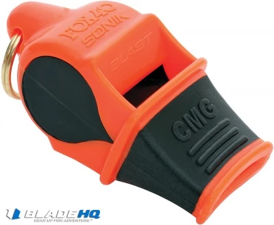 Fox 40 Sonik Blast CMG Whistle Orange/Black - FO3308 1 Fox 40 Sonik Blast CMG Whistle Orange/Black - FO3308