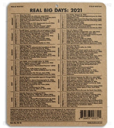 Field Notes 15-Month Workstation Calendar 2 Field Notes 15-Month Workstation Calendar - Image 2