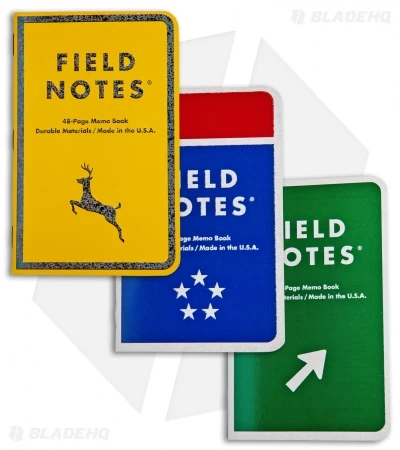 Field Notes "Mile Marker" - Exit, Interstate, Game Crossing 3-Pack Memo Books 1 Field Notes "Mile Marker" - Exit, Interstate, Game Crossing 3-Pack Memo Books