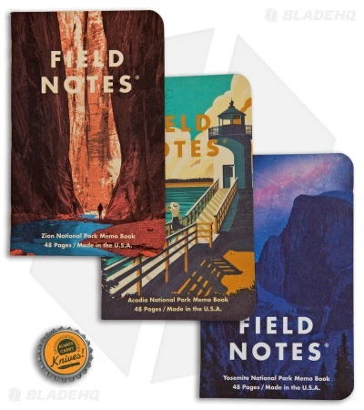 Field Notes National Parks - Series A: Yosemite, Acadia, Zion 3-Pack Memo Books 9 Field Notes National Parks - Series A: Yosemite, Acadia, Zion 3-Pack Memo Books - Image 9