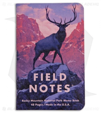 Field Notes Natl Parks - Series C: Rocky, Smoky, Yellowstone 3-Pack Memo Books 3 Field Notes Natl Parks - Series C: Rocky, Smoky, Yellowstone 3-Pack Memo Books - Image 3