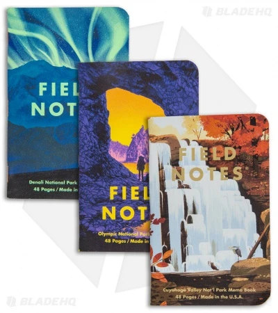 Field Notes National Parks - Series E: Denali, Cuyahoga, Olympic 1 Field Notes National Parks - Series E: Denali, Cuyahoga, Olympic