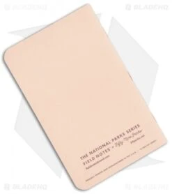 Field Notes National Parks - Series F: Glacier, Volcanoes, Everglades 16 Field Notes National Parks - Series F: Glacier, Volcanoes, Everglades -Knives And Tools Field Notes National Parks Series F Glacier Volcanoes Everglade BHQ 134769 jr 3 back