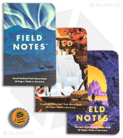 Field Notes Natl Parks - Series E: Denali, Cuyahoga, Olympic 3-Pack Memo Books 9 Field Notes Natl Parks - Series E: Denali, Cuyahoga, Olympic 3-Pack Memo Books - Image 9