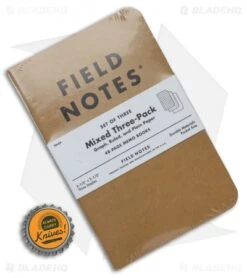 Field Notes Starter Kit Notebook/Pencils Combo Kit FNK-01 8 Field Notes Starter Kit Notebook/Pencils Combo Kit FNK-01 -Knives And Tools Field Notes Starter Kit FNK 01 BHQ 114349 LS 3pack Bottlecap