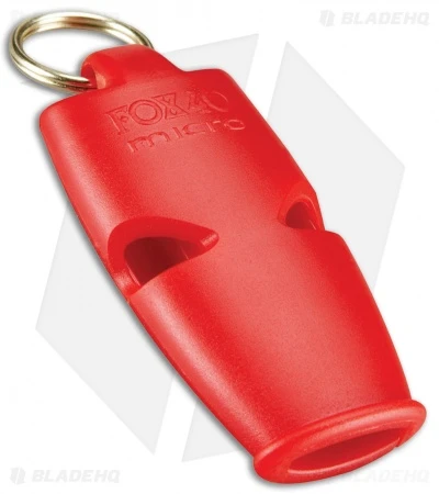 Fox 40 Micro Pealess Safety Whistle Red (110 DB) FO9513R 1 Fox 40 Micro Pealess Safety Whistle Red (110 DB) FO9513R