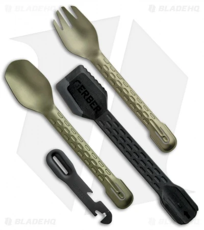 Gerber ComplEAT All-In-One Cooking & Eating Tool (Flat Sage) 31-003467 1 Gerber ComplEAT All-In-One Cooking & Eating Tool (Flat Sage) 31-003467