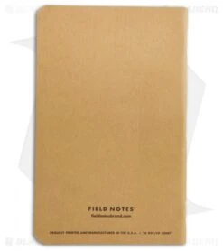 Greg Stevens Design Field Notes Coffee Leather/Black Cover W/ 3 Notebooks -Knives And Tools Greg Stevens Design Field Notes Coffee Leather Black Cover 3 Notebooks BHQ 105728 jr book back