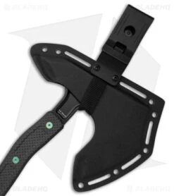 Jake Hoback Knives Ps2 Axe Carbon Fiber W/ Kydex Sheath (Green Bolts + Black SW) 6 Jake Hoback Knives Ps2 Axe Carbon Fiber W/ Kydex Sheath (Green Bolts + Black SW) -Knives And Tools Jake Hoback Knives PS2 Axe CF Handle Kydex Sheath Green Anodized Bolts Black SW BHQ 175497 jr sheath