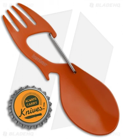 Kershaw Ration Stainless Steel Spork Multi-tool (Orange) 1140OR 3 Kershaw Ration Stainless Steel Spork Multi-tool (Orange) 1140OR - Image 3