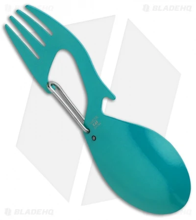 Kershaw Ration Stainless Steel Spork Multi-tool (Teal) 1140TEALX 2 Kershaw Ration Stainless Steel Spork Multi-tool (Teal) 1140TEALX - Image 2