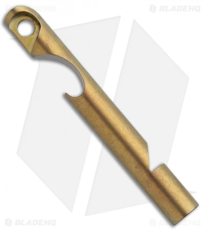 Kizer Siren 1 EDC Whistle Bottle Opener Keychain - Gold Ti 2 Kizer Siren 1 EDC Whistle Bottle Opener Keychain - Gold Ti - Image 2