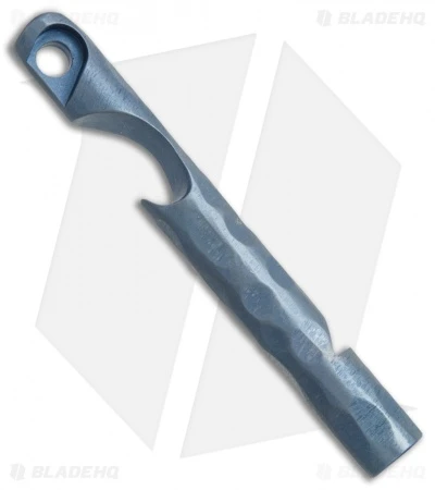 Kizer Siren 1 EDC Whistle Bottle Opener Keychain - Blue Sculpted Ti 2 Kizer Siren 1 EDC Whistle Bottle Opener Keychain - Blue Sculpted Ti - Image 2