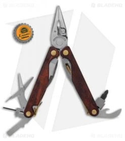 Leatherman Charge Plus Damascus/Wood Multi Tool W/ Nylon Sheath (18-in-1) 832785 -Knives And Tools Leatherman Charge Plus Wood Damascus CF 832825 BHQ 105665 jr bottlecap