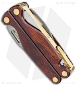 Leatherman Charge Plus Damascus/Wood Multi Tool W/ Nylon Sheath (18-in-1) 832785 -Knives And Tools Leatherman Charge Plus Wood Damascus CF 832825 BHQ 105665 jr side