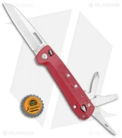 Leatherman Free K2 Multi-Purpose 7-in-1 Folding Knife Crimson (3.3" Satin) 9 Leatherman Free K2 Multi-Purpose 7-in-1 Folding Knife Crimson (3.3" Satin) -Knives And Tools Leatherman Free K2 Multi Purpose 7 in 1 Crimson Satin 832889 BHQ 112283 jr bottlecap