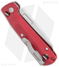 Leatherman Free K2 Multi-Purpose 7-in-1 Folding Knife Crimson (3.3" Satin) 8 Leatherman Free K2 Multi-Purpose 7-in-1 Folding Knife Crimson (3.3" Satin) -Knives And Tools Leatherman Free K2 Multi Purpose 7 in 1 Crimson Satin 832889 BHQ 112283 jr side