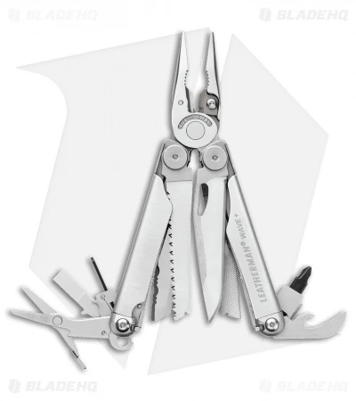 Leatherman Wave Multi Tool Stainless W/ Crimper & MOLLE Sheath (17-in-1) 1 Leatherman Wave Multi Tool Stainless W/ Crimper & MOLLE Sheath (17-in-1)