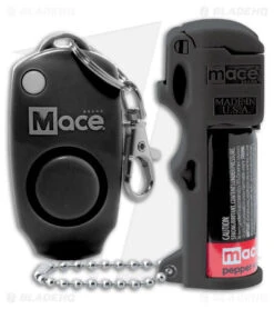Mace Pocket Model 2-in-1 Alarm/Pepper Spray Combo Polymer (Black)