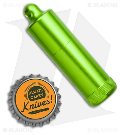 Maratac Gloss Green Aluminum Peanut Lighter XL 3 Maratac Gloss Green Aluminum Peanut Lighter XL - Image 3