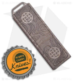 Maratac Titanium Match Box W/ Slide Lid - Brown/Gray -Knives And Tools Maratac Ti Match Slide Box BHQ 138091 td size