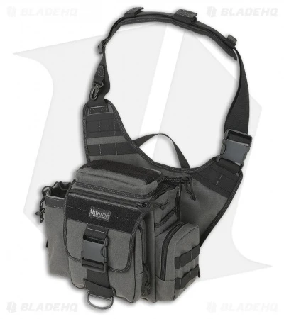 Maxpedition Jumbo Versipack Wolf Gray Shoulder Sling Pack Bag 0412W 1 Maxpedition Jumbo Versipack Wolf Gray Shoulder Sling Pack Bag 0412W