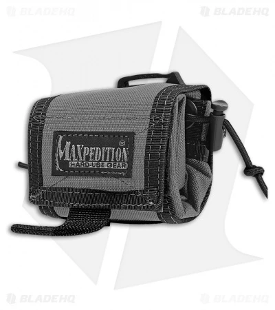 Maxpedition Rollypoly MM Wolf Gray Folding Dump Utility Pouch 0208W 1 Maxpedition Rollypoly MM Wolf Gray Folding Dump Utility Pouch 0208W
