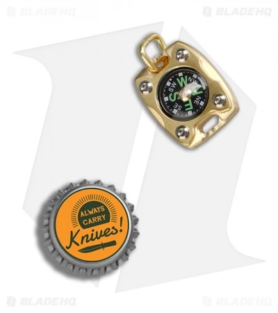 MecArmy Brass Compass Keychain CMP-2B 3 MecArmy Brass Compass Keychain CMP-2B - Image 3