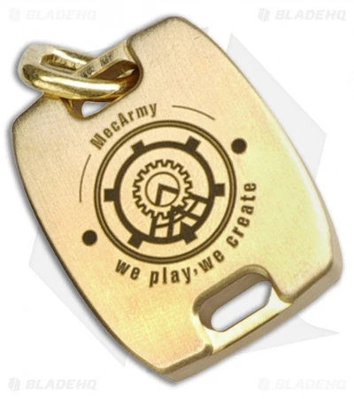 MecArmy Brass Compass Keychain CMP-2B 2 MecArmy Brass Compass Keychain CMP-2B - Image 2