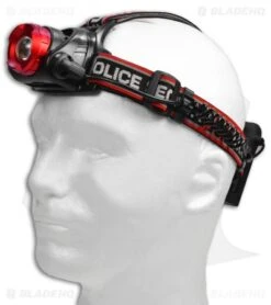 Police Security Elite Lookout Headlamp Red/Black (970 Lumens) 98070 9 Police Security Elite Lookout Headlamp Red/Black (970 Lumens) 98070 -Knives And Tools Police Security Lookout Headlamp BHQ 116126 jr size