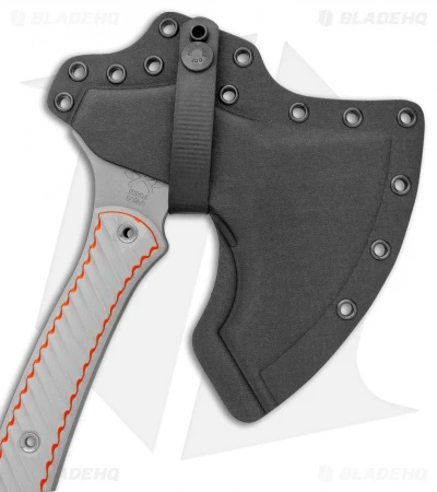 RMJ Tactical Weezerker 13" Tomahawk Layered Gray/Orange G10 (Tungsten Cerakote) 2 RMJ Tactical Weezerker 13" Tomahawk Layered Gray/Orange G10 (Tungsten Cerakote) - Image 2