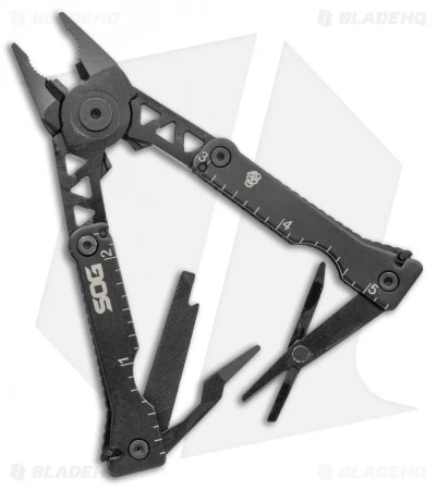 SOG Sync I Belt Buckle Multi-Tool Black SN1002-CP 1 SOG Sync I Belt Buckle Multi-Tool Black SN1002-CP
