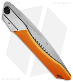 Silky Gomboy Curve 9.75" Folding Saw - Orange -Knives And Tools Silky Gomboy Curve 240mm Handsaw BHQ 97344 td side