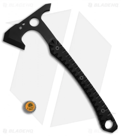 Spyderco Warrior Hawk 13.6" Tomahawk Axe Black G-10 W/ Boltaron Sheath H03 4 Spyderco Warrior Hawk 13.6" Tomahawk Axe Black G-10 W/ Boltaron Sheath H03 - Image 4