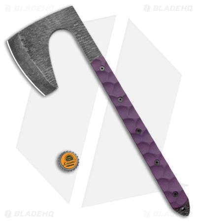 Stroup Knives Viking Axe Purple G-10 W/ Kydex Sheath 4 Stroup Knives Viking Axe Purple G-10 W/ Kydex Sheath - Image 4