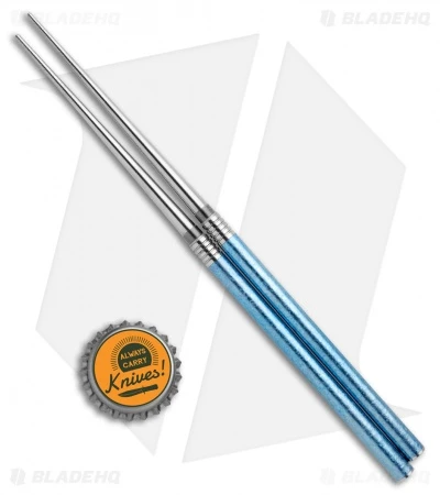 Titaner Titanium Sushi Chopsticks (Blue) 5 Titaner Titanium Sushi Chopsticks (Blue) - Image 5