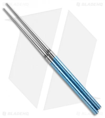 Titaner Titanium Sushi Chopsticks (Blue) 1 Titaner Titanium Sushi Chopsticks (Blue)
